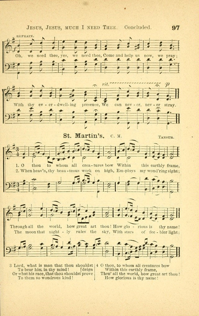 Songs for Sunday Schools and Gospel Meetings page 97