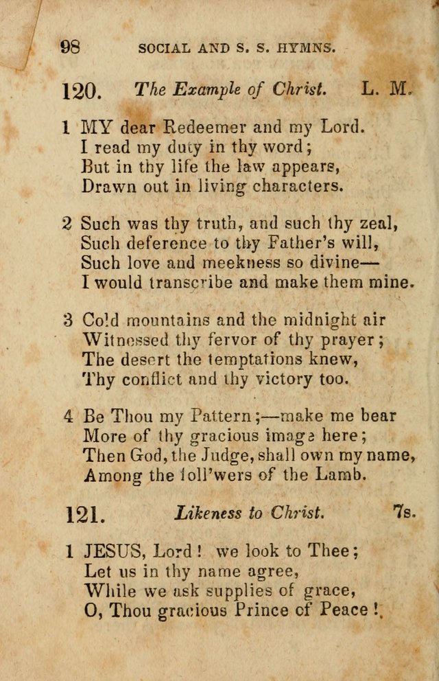 The Social and Sabbath School Hymn-Book. (5th ed.) page 101