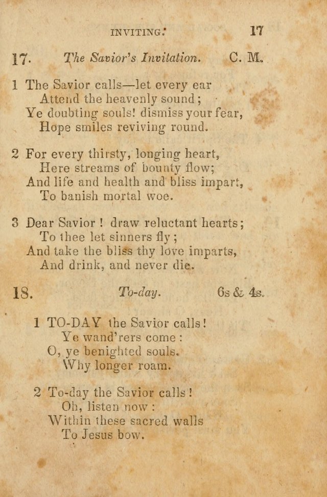 The Social and Sabbath School Hymn-Book. (5th ed.) page 18