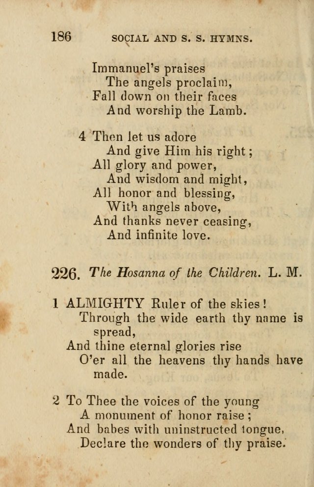The Social and Sabbath School Hymn-Book. (5th ed.) page 189