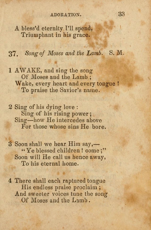 The Social and Sabbath School Hymn-Book. (5th ed.) page 34