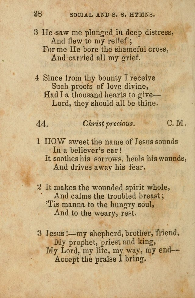 The Social and Sabbath School Hymn-Book. (5th ed.) page 39