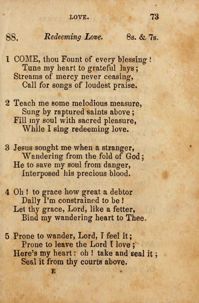 The Social and Sabbath School Hymn-Book. (5th ed.) page 76