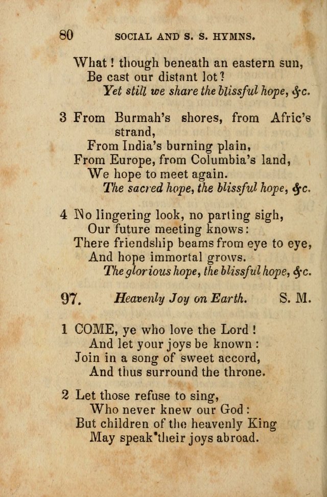 The Social and Sabbath School Hymn-Book. (5th ed.) page 83