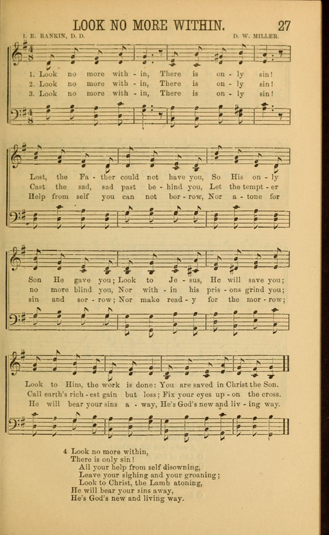 Sabbath Songs and Spiritual Hymns page 27