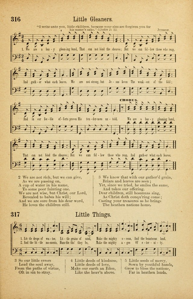 The Standard Sunday School Hymnal page 195