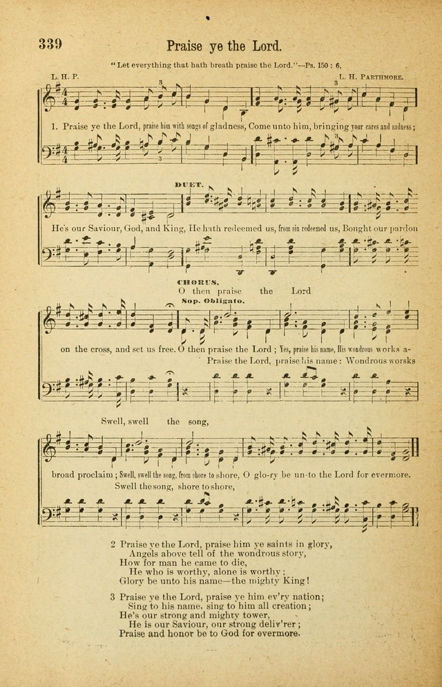 The Standard Sunday School Hymnal page 210