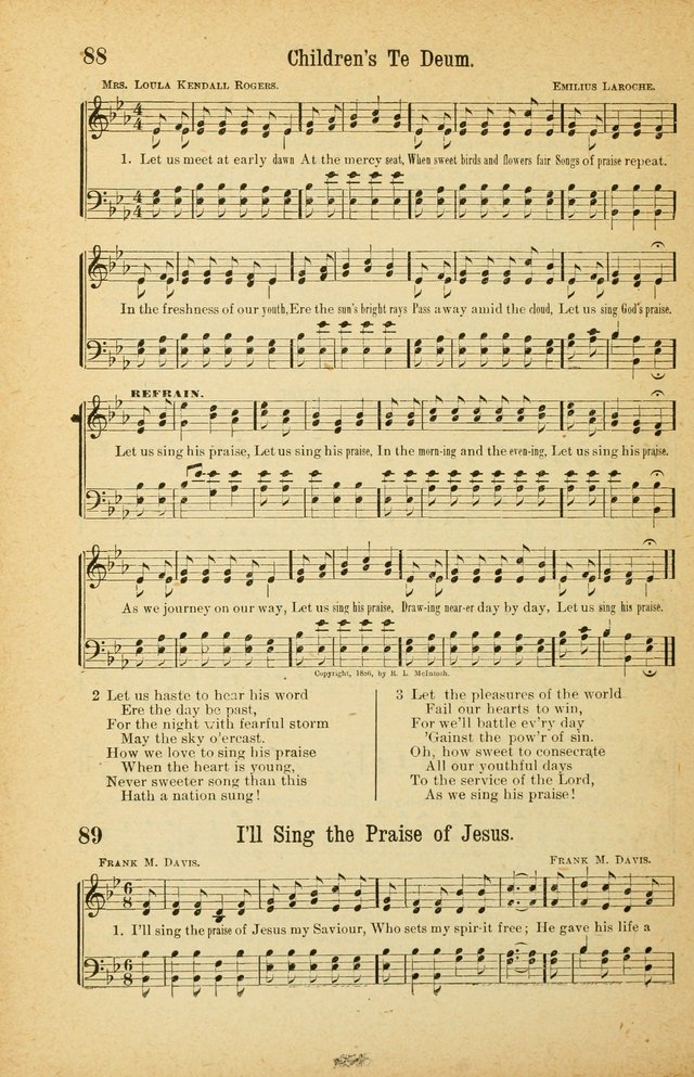 The Standard Sunday School Hymnal page 62