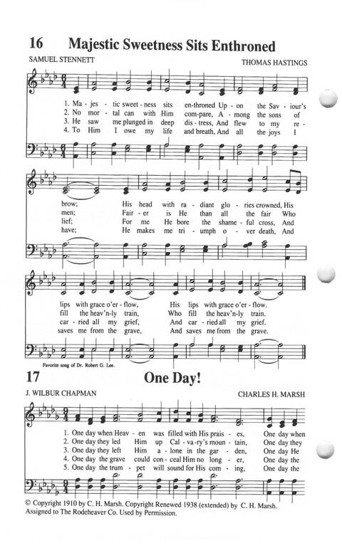 Soul-stirring Songs and Hymns (Rev. ed.) page 16