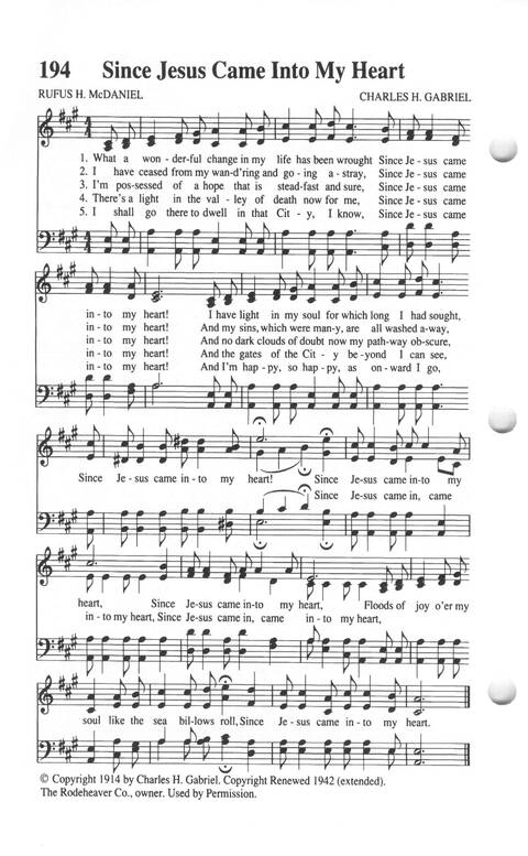 Soul-stirring Songs and Hymns (Rev. ed.) page 196