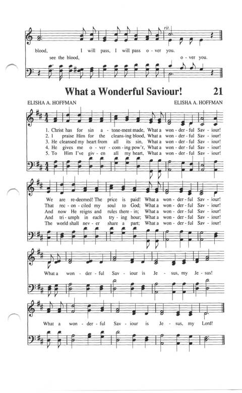 Soul-stirring Songs and Hymns (Rev. ed.) page 21