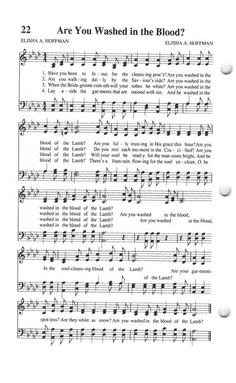Soul-stirring Songs and Hymns (Rev. ed.) page 22