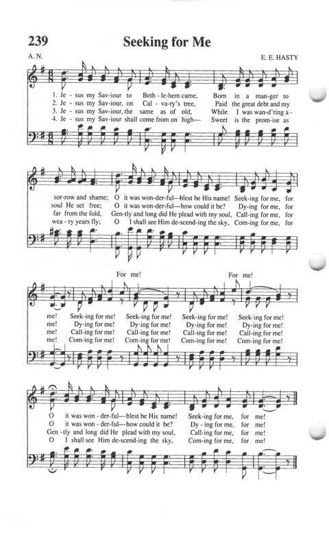 Soul-stirring Songs and Hymns (Rev. ed.) page 244