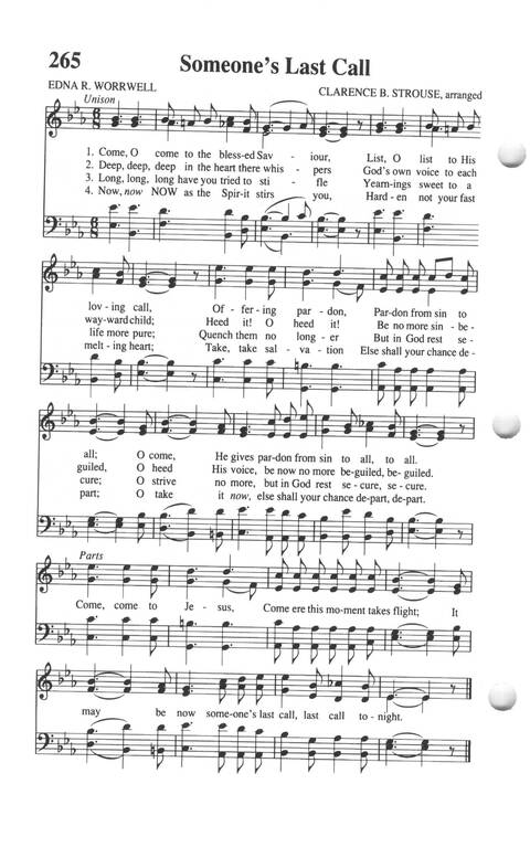 Soul-stirring Songs and Hymns (Rev. ed.) page 270