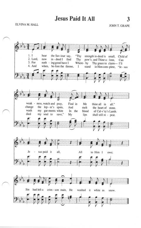 Soul-stirring Songs and Hymns (Rev. ed.) page 3