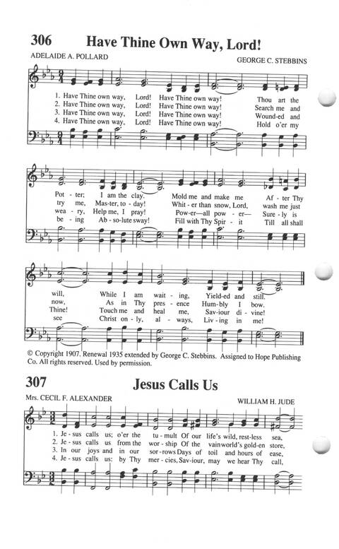 Soul-stirring Songs and Hymns (Rev. ed.) page 310
