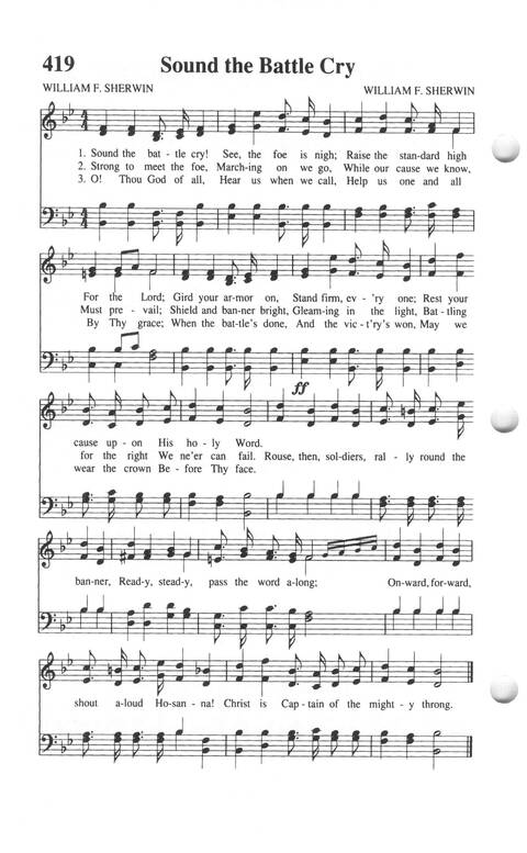 Soul-stirring Songs and Hymns (Rev. ed.) page 426