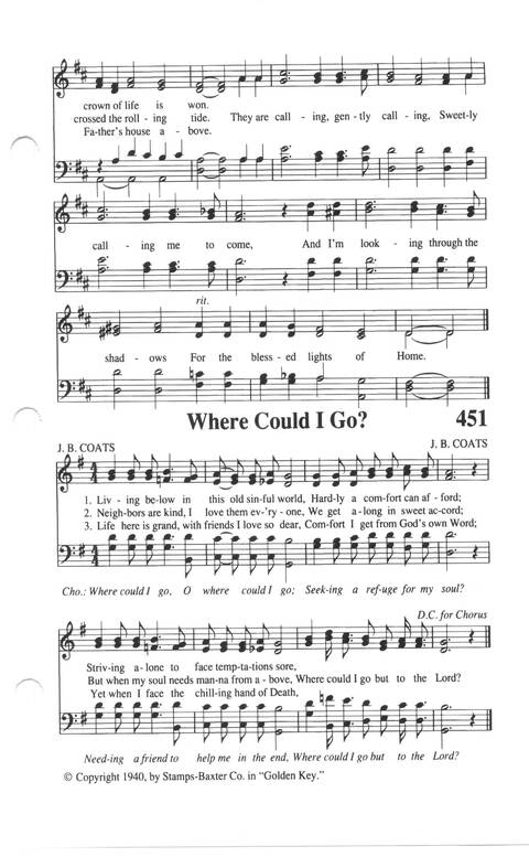 Soul-stirring Songs and Hymns (Rev. ed.) page 459