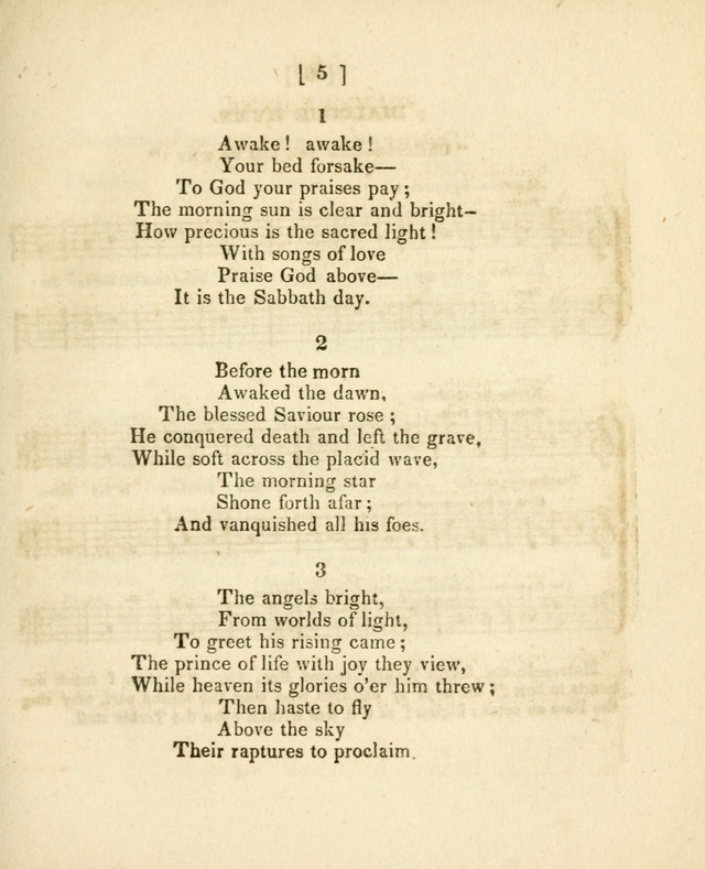 Sabbath School Songs: or hymns and music suitable for Sabbath schools page 5