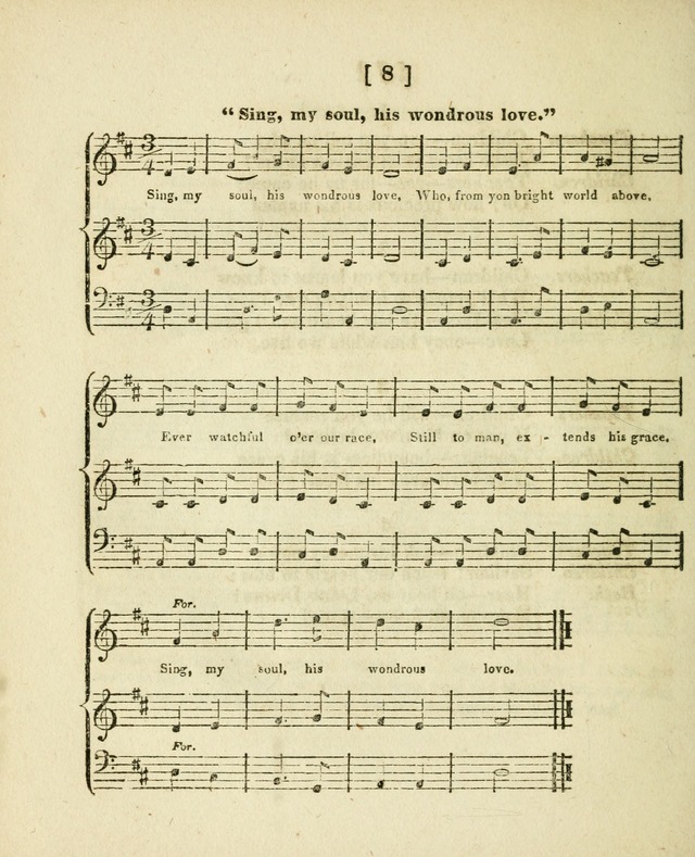 Sabbath School Songs: or hymns and music suitable for Sabbath schools page 8