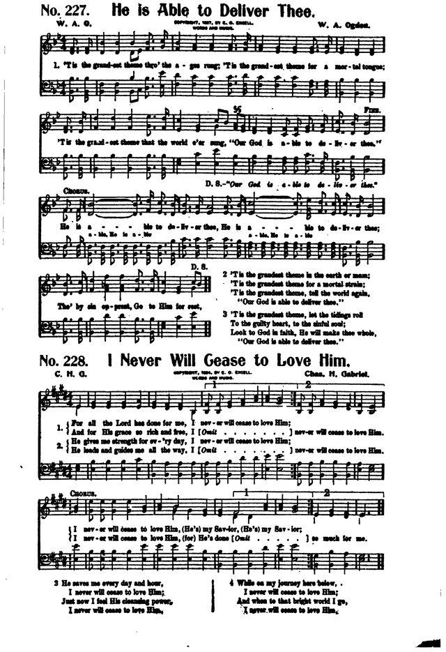 Songs of Salvation and Service. Revised page 199
