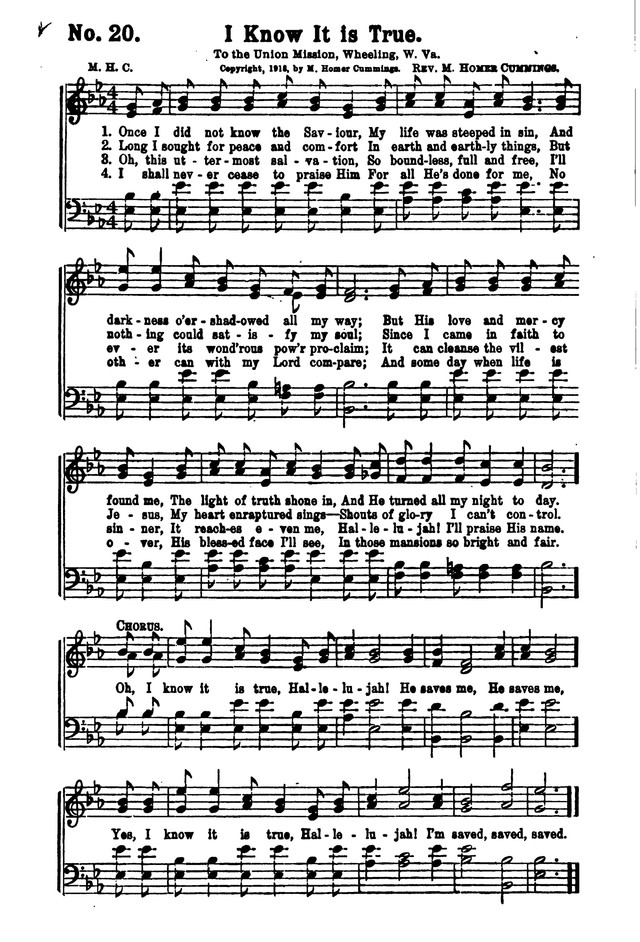 Songs of Salvation and Service. Revised page 20