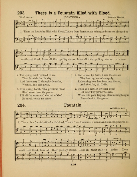 Select Songs for the Sunday School page 116