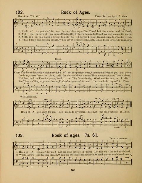 Select Songs for the Sunday School page 56