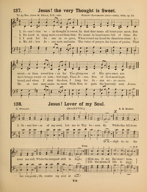 Select Songs for the Sunday School page 73