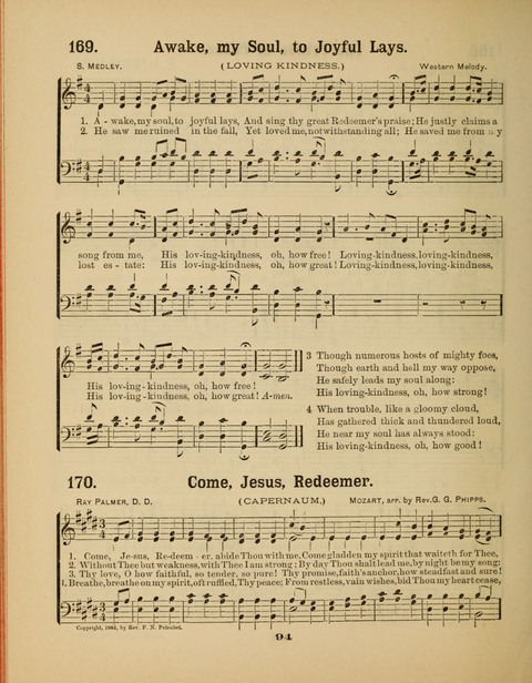 Select Songs for the Sunday School page 92