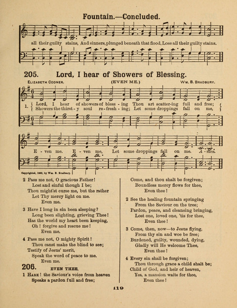Select Songs for the Singing Service: in the Prayer Meeting and Sunday School page 119