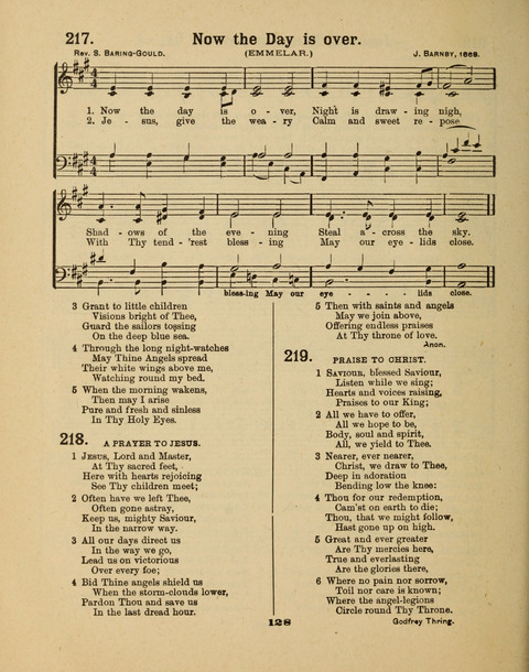 Select Songs for the Singing Service: in the Prayer Meeting and Sunday School page 128