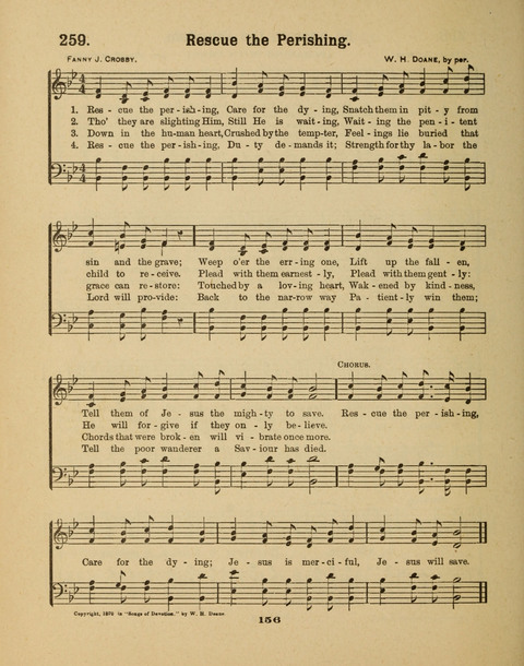 Select Songs for the Singing Service: in the Prayer Meeting and Sunday School page 156