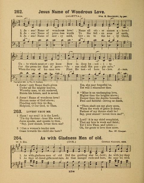 Select Songs for the Singing Service: in the Prayer Meeting and Sunday School page 158