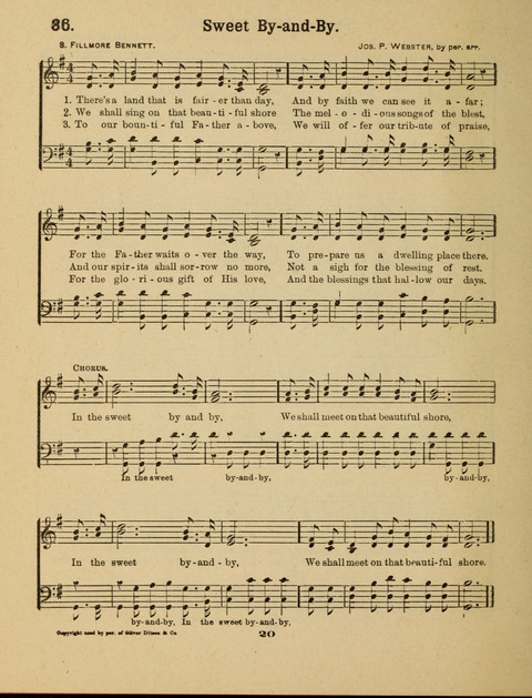 Select Songs for the Singing Service: in the Prayer Meeting and Sunday School page 20