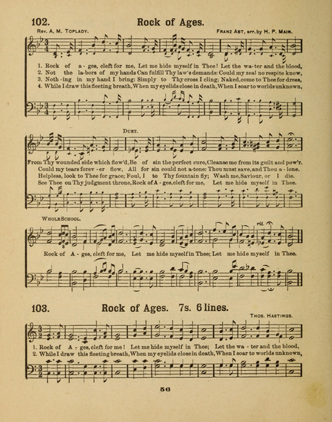 Select Songs for the Singing Service: in the Prayer Meeting and Sunday School page 56