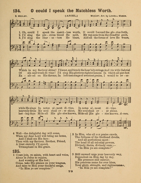 Select Songs for the Singing Service: in the Prayer Meeting and Sunday School page 73