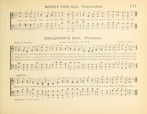 Sunny-Side Songs for Sunday Schools page 171
