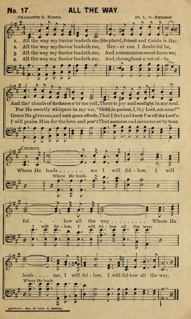 Special Songs: for Sunday schools, revival meetings, etc. page 17