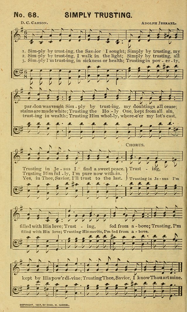 Special Songs: for Sunday schools, revival meetings, etc. page 68
