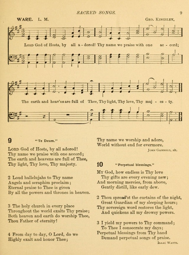 Sacred Songs for School Use page 12