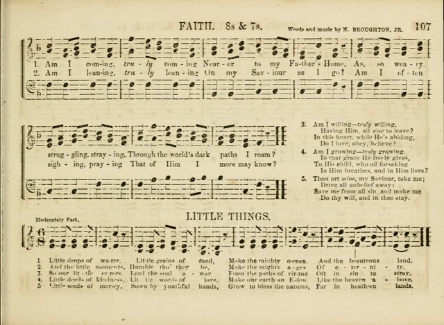 Songs for the Sabbath School and Vestry: designed especially for the Sabbath school and concert. With original and selected music page 104