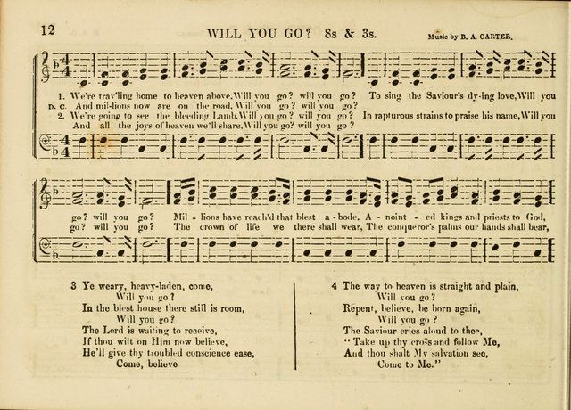 Songs for the Sabbath School and Vestry: designed especially for the Sabbath school and concert. With original and selected music page 109