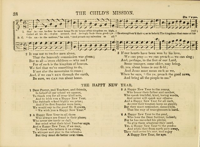 Songs for the Sabbath School and Vestry: designed especially for the Sabbath school and concert. With original and selected music page 35