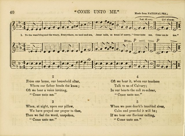 Songs for the Sabbath School and Vestry: designed especially for the Sabbath school and concert. With original and selected music page 37