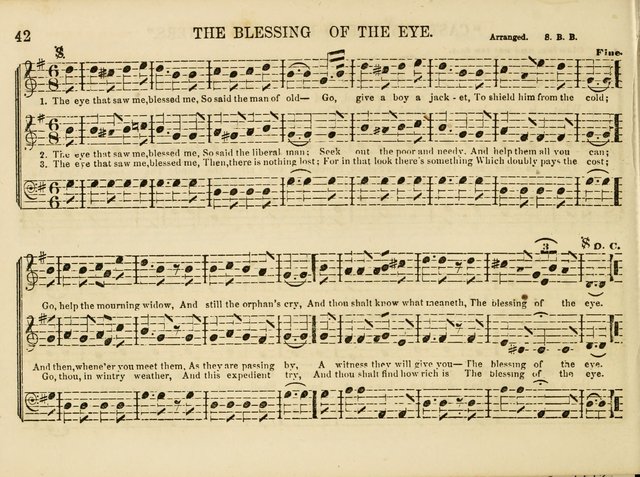 Songs for the Sabbath School and Vestry: designed especially for the Sabbath school and concert. With original and selected music page 39