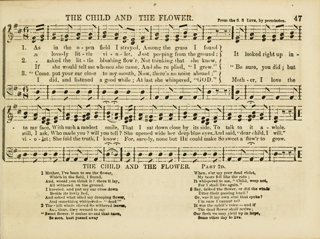 Songs for the Sabbath School and Vestry: designed especially for the Sabbath school and concert. With original and selected music page 44