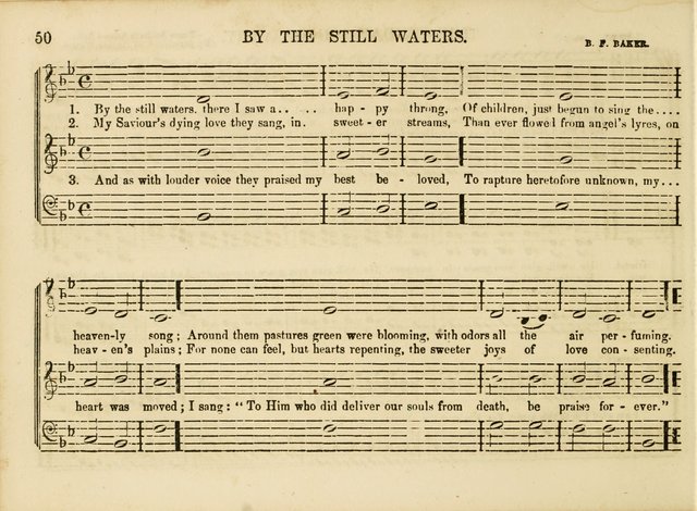 Songs for the Sabbath School and Vestry: designed especially for the Sabbath school and concert. With original and selected music page 47