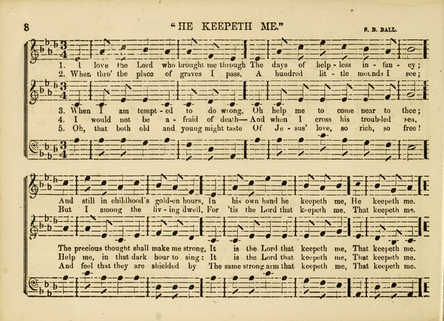 Songs for the Sabbath School and Vestry: designed especially for the Sabbath school and concert. With original and selected music page 5