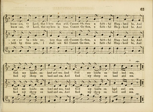 Songs for the Sabbath School and Vestry: designed especially for the Sabbath school and concert. With original and selected music page 60